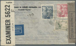 1942/45, Air Mail Covers (9) To US Inc. Six Registered And Two With Bermuda Censor Tape. (D) - Other & Unclassified