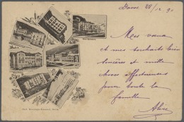 1890/1940, Ausgewählter Bestand Von Ca. 4.200 Ansichtskarten In 4 Schachteln Sortiert Nach Kantonen. Es Sind... - Autres & Non Classés