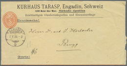 1907/1920er: Sammlung Von Rund 90 Privatganzsachen-Streifbändern Und Amtlichen Streifbändern Mit Privatem... - Entiers Postaux