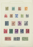 1922/1956, Sauber Gestempelte Sammlung Auf Blättern, Dabei SDN (Mi. 678,- €), BIT (780,- €), BIE... - Officials
