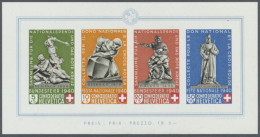 1938/2012, VIERBLOCK-SAMMLUNG PRO PATRIA, Doppelt Geführt (postfrisch Und Mit Zentrumsstempel), In Den... - Autres & Non Classés
