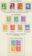1908/1963 (meist): Sehr Umfangreicher Bestand Von Tausenden Von Marken In Alben Und Auf Hunderten Von... - Autres & Non Classés