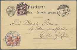1862/1990 (ca.), Sammlung Von Briefen Und Karten Schweiz Mit über 100 Vorphila-Briefen, Incoming Mail,... - Autres & Non Classés
