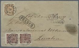 1858/1875, Lot Of 13 Letters Sent From Sweden To Foreign Destinations: Netherland, Germany, Portugal, France,... - Autres & Non Classés