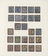 1856/1891 (ca.), Specialised Collection Of Apprx. 850 Stamps (thereof 140 Stamps 1855/1866 Issues), Neatly Mounted... - Andere & Zonder Classificatie