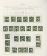 1910/1950 (ca.), Deeply Specialised Collection In Four "Frank Godden" Albums With Definitives, Commemoratives And... - Autres & Non Classés