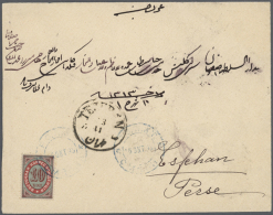 1895/1901, Group Of Four Covers To Isfahan/Persia, Bilingual Address, Several Transit And Arrival Marks On Reverse.... - Turkish Empire