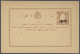 1878/1925 (ca.), POSTCARDS: Collection Of About 67 Different Stat. Postcards Including Reply And Pictorial... - Azoren