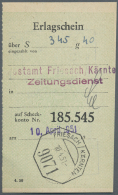 KÄRNTEN (Plz. 930.. Bis 937..): 1910/1985 (ca.), Bestand Von Ca. 650 Belegen Von U.a. St. Veit/Glan, Kraig,... - Andere & Zonder Classificatie