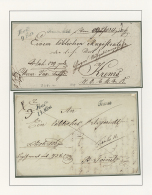 1730/1900 (ca.), POSTGESCHICHTLICHE SPEZIALSAMMLUNG "HAID UND STAAB" Im Safe-Album Mit Selbstgefertigten Seiten.... - Autres & Non Classés