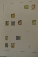 Two Blanc Albums With A Collection Small Round Cancels Of The Netherlands, Collected On Date. Collection Runs From... - Marcophilie