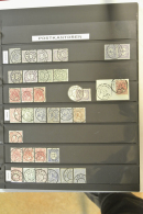 Fantastic Collection Largeround Cancels Of The Netherlands In 5 Stockalbums. Collection Contains Ca. 10500 Stamps... - Poststempels/ Marcofilie