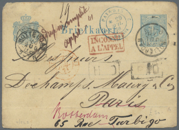 1873/1910: Lot Mit 18 Gebrauchten Ganzsachen, Viele Mit Zusatzfrankatur, Dabei Gute Destinationen Wie Brasilien,... - Postal Stationery