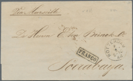 1851/1865, 10 Markenlose Belege Nach NIEDERLÄNDISCH INDIEN, Teils Briefe An Einen Soldaten, U.a.... - Other & Unclassified