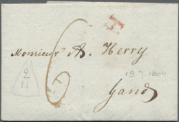 1768/1804, Lot Von 12 Briefen Mit Roten "H" Mit Und Ohne Kreis Und 8eckig (D) - ...-1852 Voorlopers