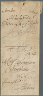 1671/1698, 14 Frühe Komplette Faltbriefe Von Amsterdam Nach Livorno/Italien, Meist Mit Handschr. Vermerk... - ...-1852 Préphilatélie
