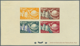 1949, 75th Anniversary Of UPU (Michel Nos. 401/07), Group Of 13 Epreuve De Luxe/en Noir/collective/d'artiste/bloc... - Other & Unclassified