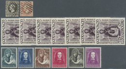 1852/1955, Einige Bessere Meist ** Ausgaben Auf Steckkarten, Dabei 7x 417/22, 468/73, 3x 309/14 Und Ein Uralter... - Autres & Non Classés