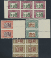 1932, Posten Mit Verzähnungen Der Mi. Nrn. 332/34 Und 336, Dabei Versetzte Zähnungen Mit Groß- Und... - Lituanie