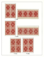 1919/1920, Issues For Slovenia, Deeply Specialised Collection Showing Many Colours/shades, Papers, Units Etc.,... - Andere & Zonder Classificatie