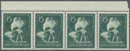 1953, Befreiung Istriens Und Der Slowenischen Küste 15 Din. Grün Als Anlagebestand Mit 60 Postfrischen... - Autres & Non Classés