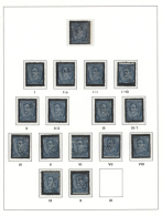 1934, Mourning Issue, Specialised Collection Of More Than 180 Stamps 25 Pa. To 30 Din., Accurately Mounted On Album... - Autres & Non Classés