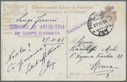 1914/1918 Collection Of Mostly Different, Mostly Used 60+ "cartolina In Franchigia". (D) - Non Classés