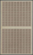 1945: 534 Copies Of The 5 Cent. Postage Due In Units Including 2 Entire Sheets (folded) With Gutter, Printing... - Unclassified