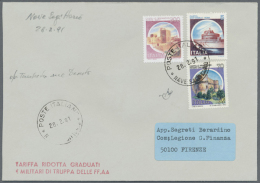 1990/1991, Operation "Desert Shield", Lot Of 20 Field Post Covers Of The Italian Navy Operating In The Persian... - Military Mail (PM)
