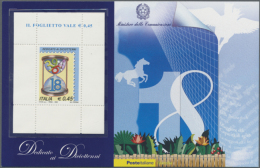 2006, Set Of Two Mini Sheets "18th Birthday" Rose And Blue, Both With The Original Envelopes And  Official Letter... - Non Classés