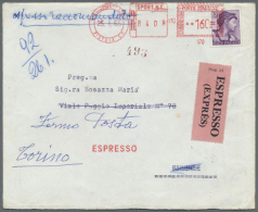 1950/1980 (ca.), Holding Of Apprx. 315 Commercial Covers/cards, Mainly Bearing Frankings "Michelangiolesca" And... - Non Classés