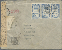 1900 - 1955 (ca.), Posten Von Etwa 30 Bedarfsbelegen Nach Ägypten, Dabei Ansichtskarten Und Briefe U.a. Mit... - Unclassified