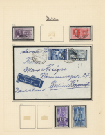 1863/1938, Used Collection On Album Pages With Many Interesting Issues, Definitive Sets Up T O High Values,... - Non Classés