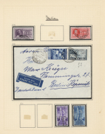 1863/1938, Used Collection On Album Pages With Many Interesting Issues, Definitive Sets Up T O High Values,... - Zonder Classificatie