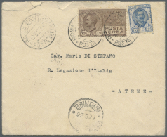 1862/1951, Lot Of 12 Better Covers/cards (single Lots), Comprising Better Frankings, Airmail Stamp 1.20 L. Brown,... - Non Classés