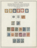 1862/1968, Sauber Gestempelte Sammlung Im Vordruckalbum, Ab Der Ersten Ausgabe Mit U.a. Je 2 Werten 10 C. Braun Und... - Non Classés