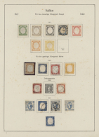 1850/1940 (ca.), Italy And Area,mint And Used Collection In An Ancient Album, Comprising A Nice Section Tuscany,... - Non Classés