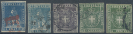 1851/1860, Lot Of 38 Used Stamps Showing A Good Diversity Of Postmarks, Varied Condition, Some Better Stamps Like... - Tuscany