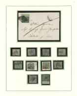 1821/1870, Specialised Collection Of Apprx. 225 Stamps And 57 Covers (five Stampless And 52 Bearing Adhesives),... - Etats Pontificaux