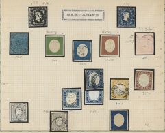 1850/1870,(ca.), Accumulation Of Several Better Issues On Old Albumsheets And One Selection Booklet. Very High... - Papal States