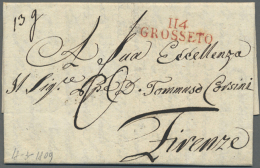 1809/1824 TOSCANA: 11 Letters From GROSSETO (D) - 1. ...-1850 Prephilately