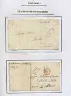 1794/1980 (ca.), Collection Of Apprx. 320 Covers, Cards, Stationeries And Ppc, Neatly Arranged On Written Up Pages,... - Autres & Non Classés