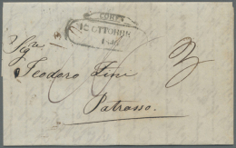 1844/1862 12 Briefe Aus CORFU U.a. Nach Venedig, Patras, Florenz, ... (D) - Ionian Islands