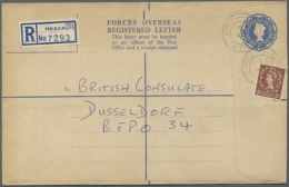 1955/1990, Powerful Specialised Collection Of Apprx. 100 Used QEII "Registered Letter" Stationery Envelopes,... - Other & Unclassified