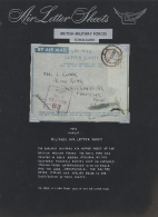 1941/1948 - AEROGRAMMES Etc. For "BRITISH MILITARY FORCES": Specialized Collection Of 100 Air Letters And Air... - Dienstzegels