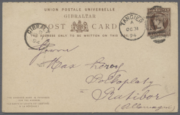 1890/1907 (ca.), POSTAL STATIONERY: Interesting Accumulation With Six Used Postal Stationeries (4 Postcards, One... - Other & Unclassified