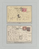 1903/1937, POSTMARKS OF JERSEY, Collection Of 42 Cards And One Cover, Many Ppc (but Mainly NO Jersey Views),... - Jersey