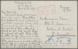 1915/1945, 318 POW Letters And Card From WW 1 And 2 In Nice Variety Of Camps With Interesting Censor Marks And... - Autres & Non Classés
