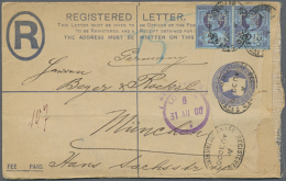 1880/1990 (ca.), Holding Of Apprx. 570 Covers, Cards, Stationeries And F.d.c., Showing A Good Range Of Attractive... - Autres & Non Classés