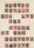 1867/1873, 3d. Rose, Wm Spray Of Rose (SG 102/103), Specialised Assortment Of 82 Stamps. (D) - Autres & Non Classés